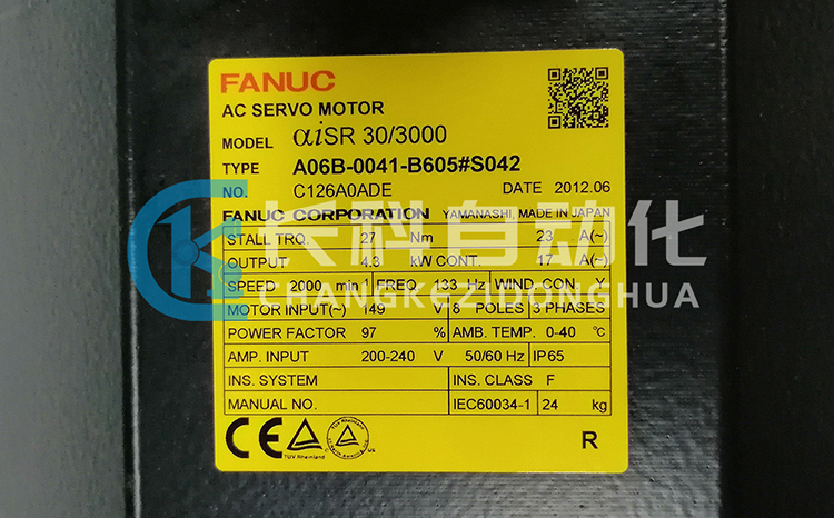 發那科伺服電機A06B-0041-B605#S042 發那科伺服電機A06B-0041-B605#S042